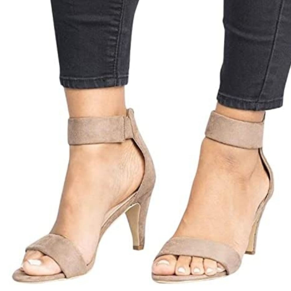 Brand New Nude Womans Beige High Heel Shoes